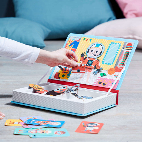 Janod - Magnetbog -Kostume, dreng