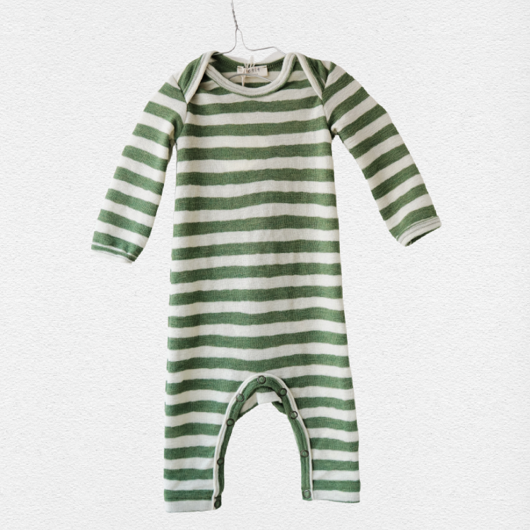 By basics - heldragt - white/grasshopper melange