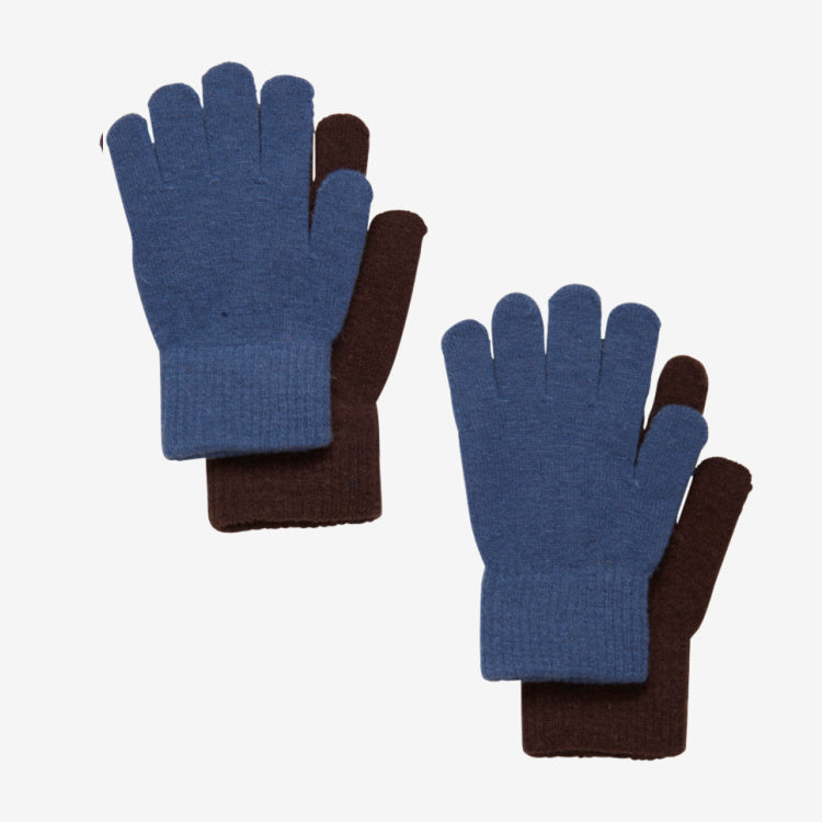 Celavi - 2 pak. uldhandsker - China Blue 703