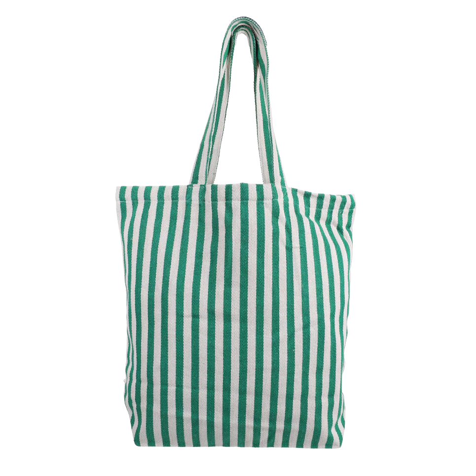 Net med grønne striber