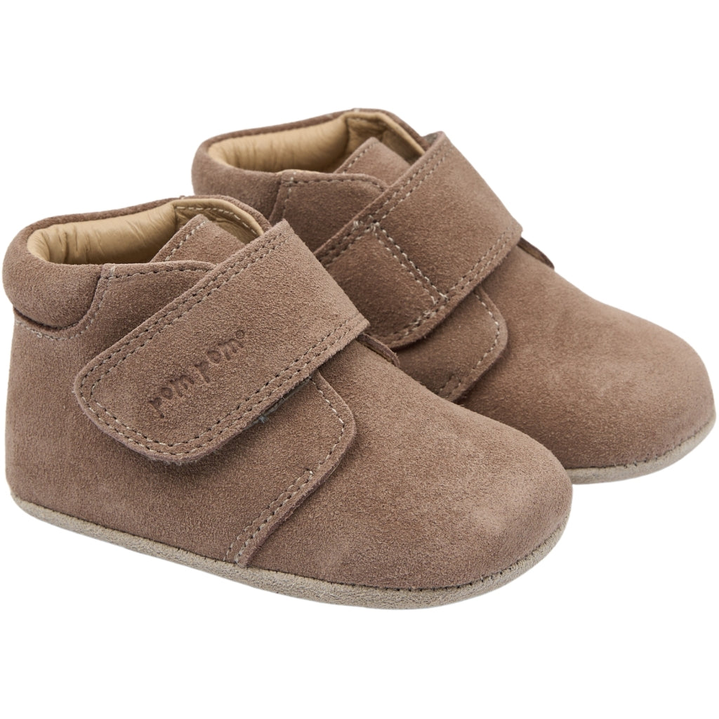 Pompom - hjemmesko - fossil brown