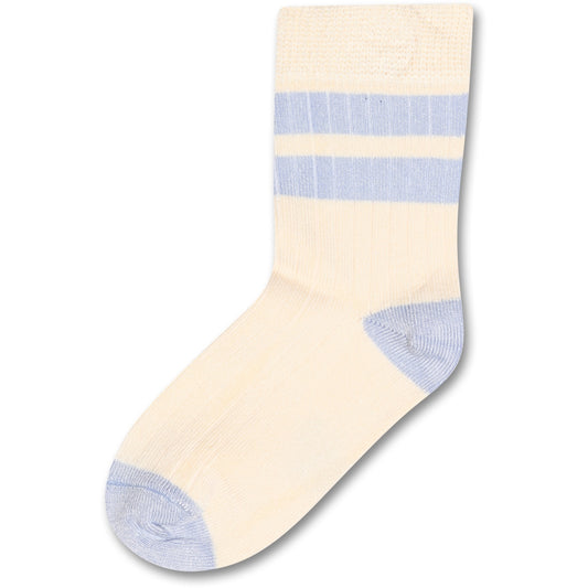 Mini Pop - bambus strømper - Spring Blue
