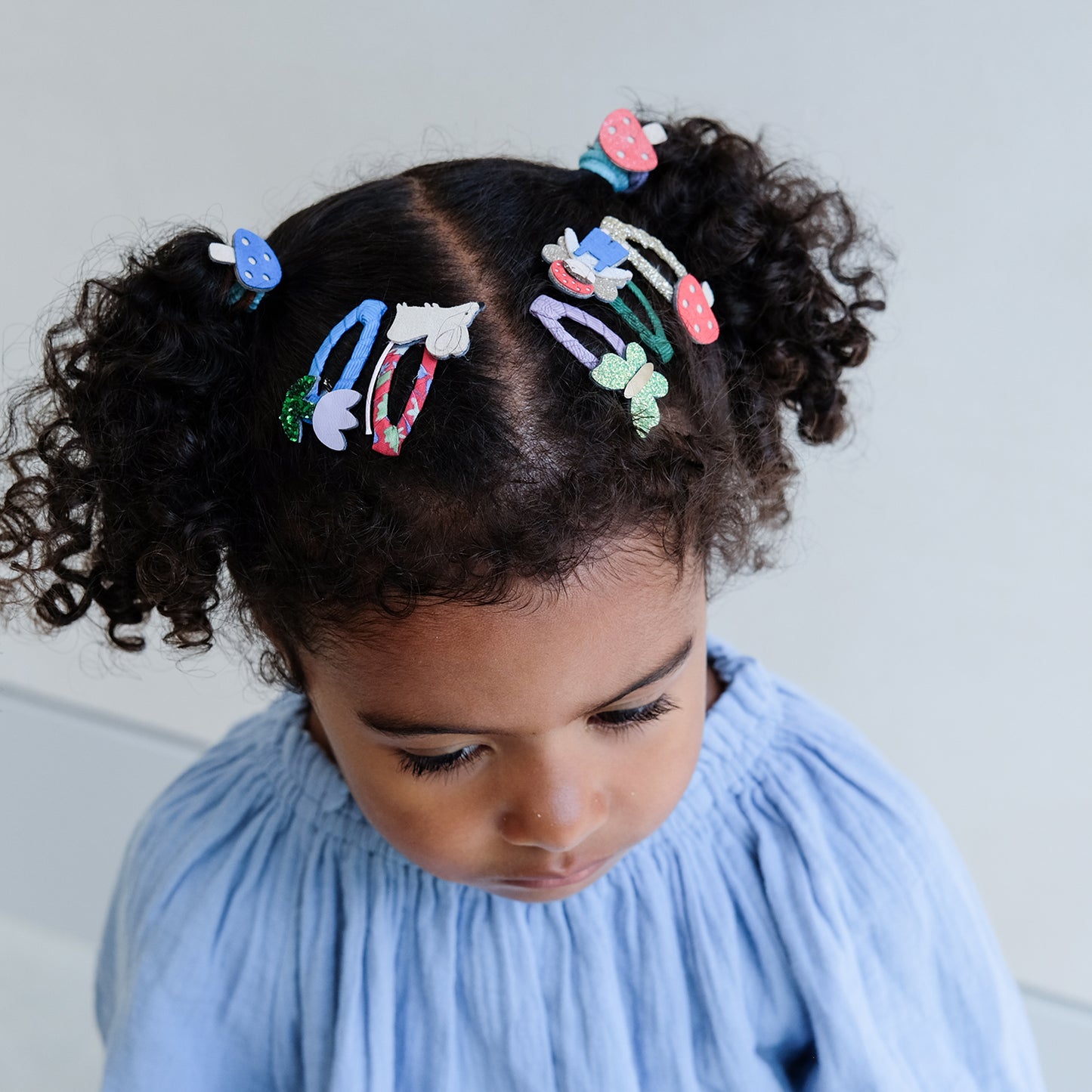 Mimi & Lula - 5 hårspænder - Mini Woodland