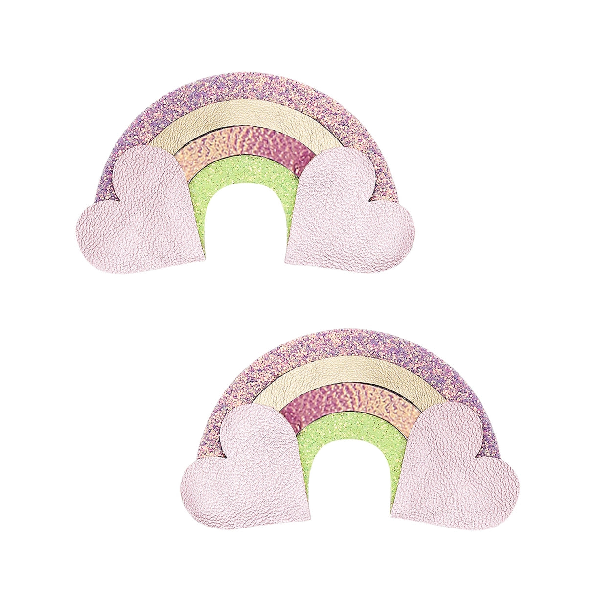 Mimi & Lula - 2 hårspænder - Rainbow My Little Unicorn