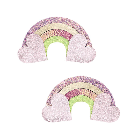 Mimi & Lula - 2 hårspænder - Rainbow My Little Unicorn
