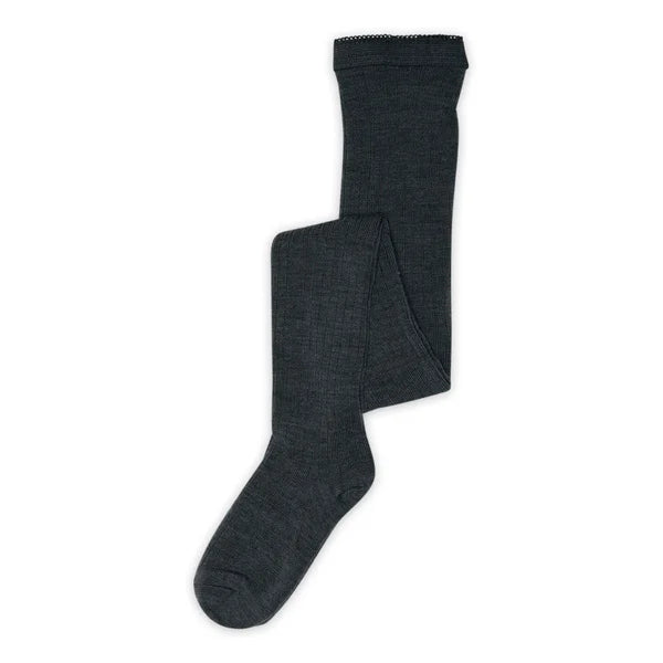 MP - uldstrømpebukser - Dark Denim Melange