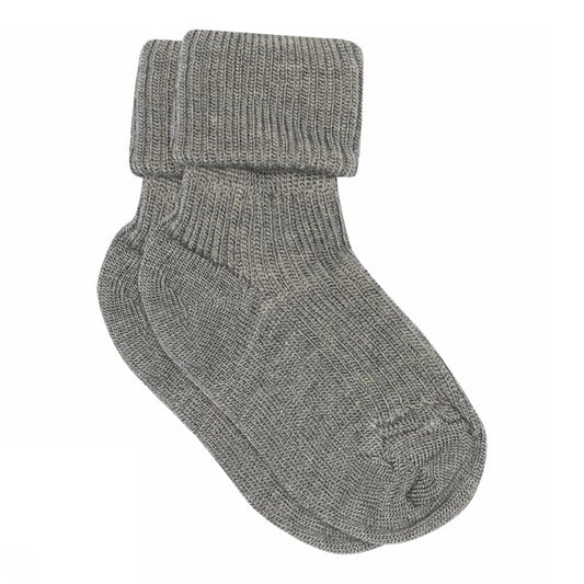MP - uldstrømper - Grey Melange 491