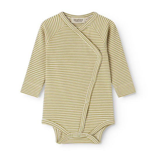 MarMar - slå-om body - Olive Stripe