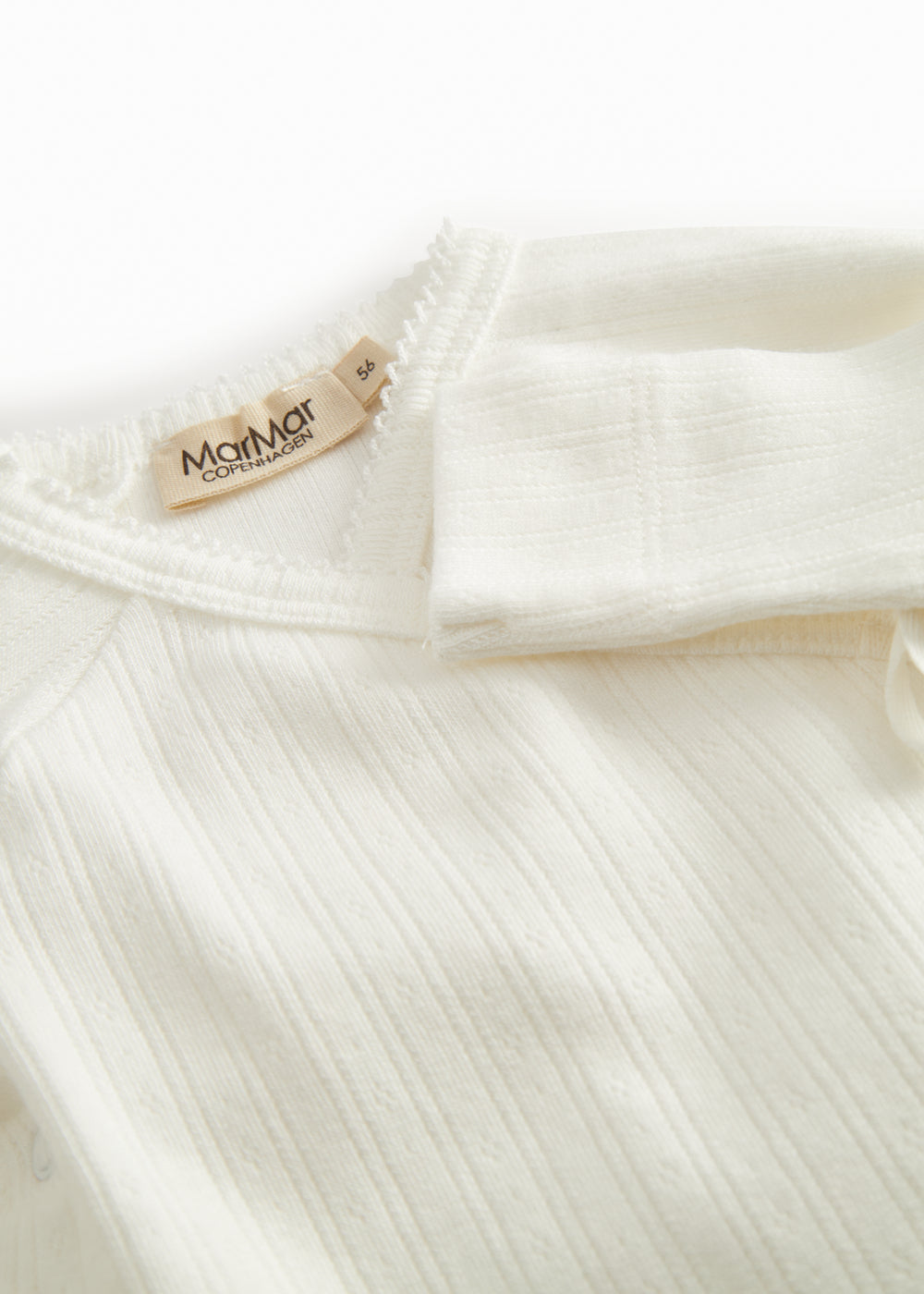 MarMar - slå-om body - Pointelle hvid