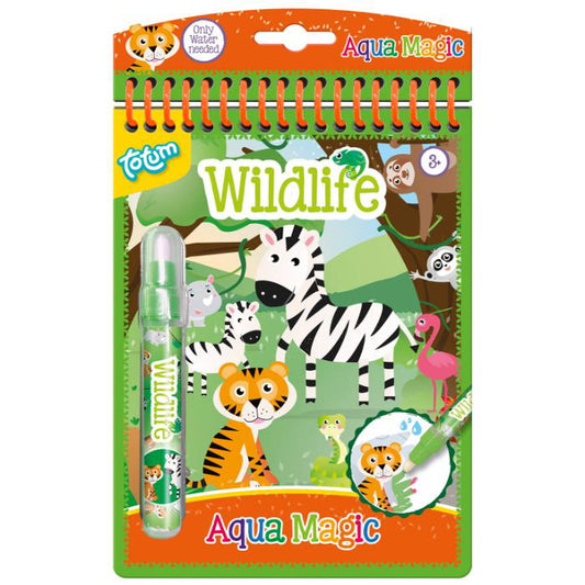 Dyreliv vandmalebog 5 sider m/pen