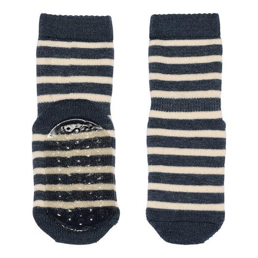 MP - strømper med anti-slip - Dark Denim Melange