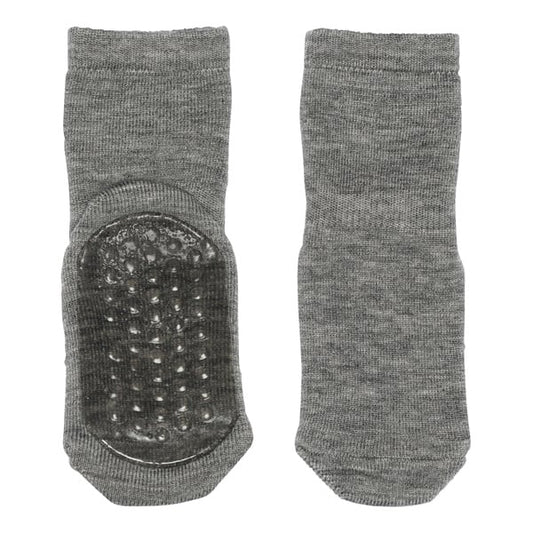 MP - strømper med anti-slip - Grey Melange