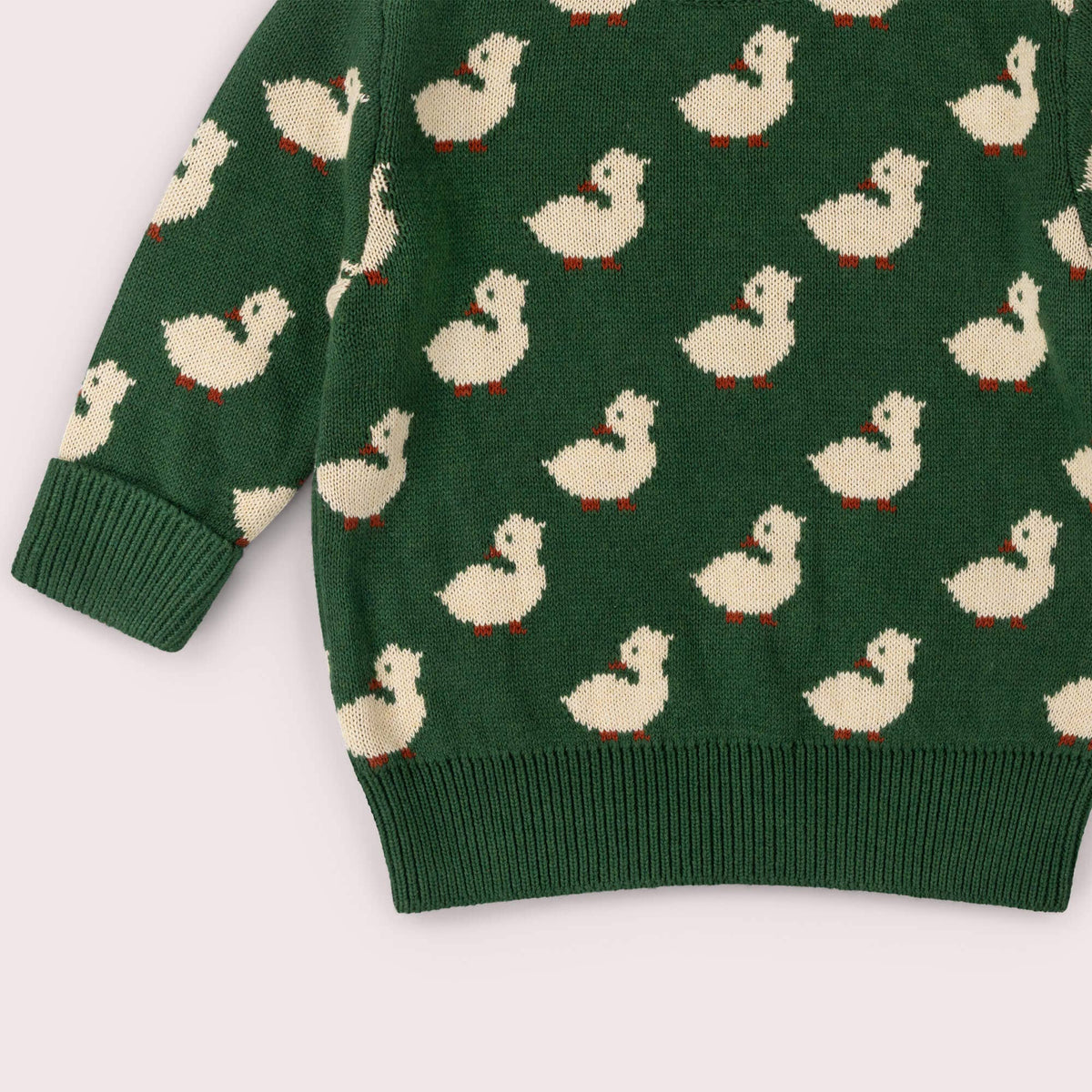 Little Green Radicals - strikbluse - oliven