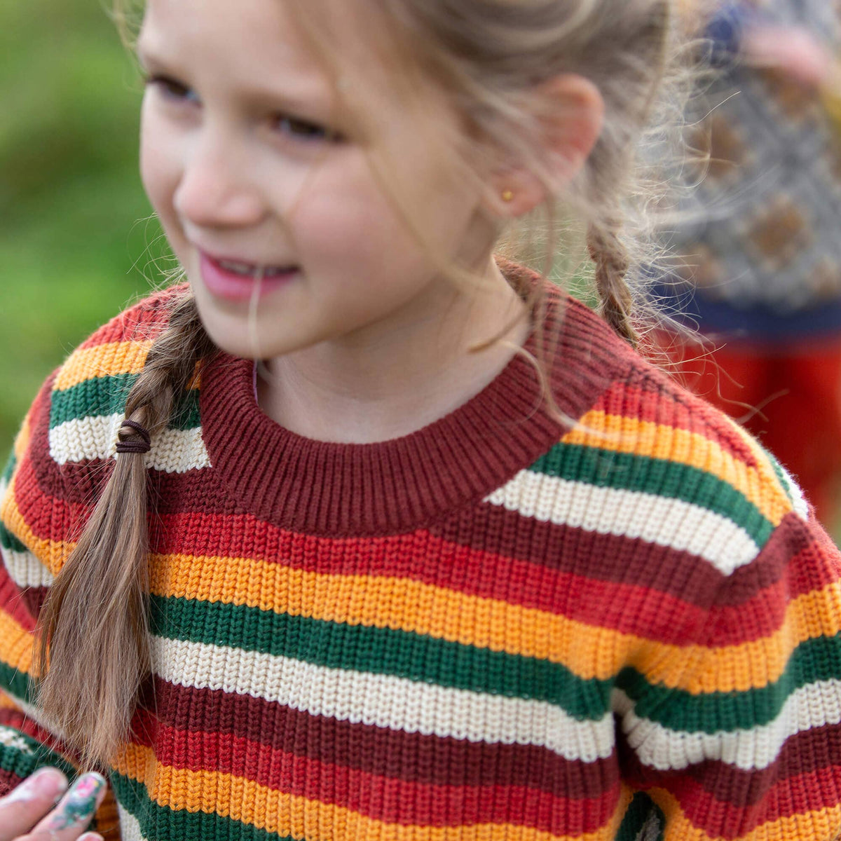 Little Green Radicals - strikbluse - rainbow
