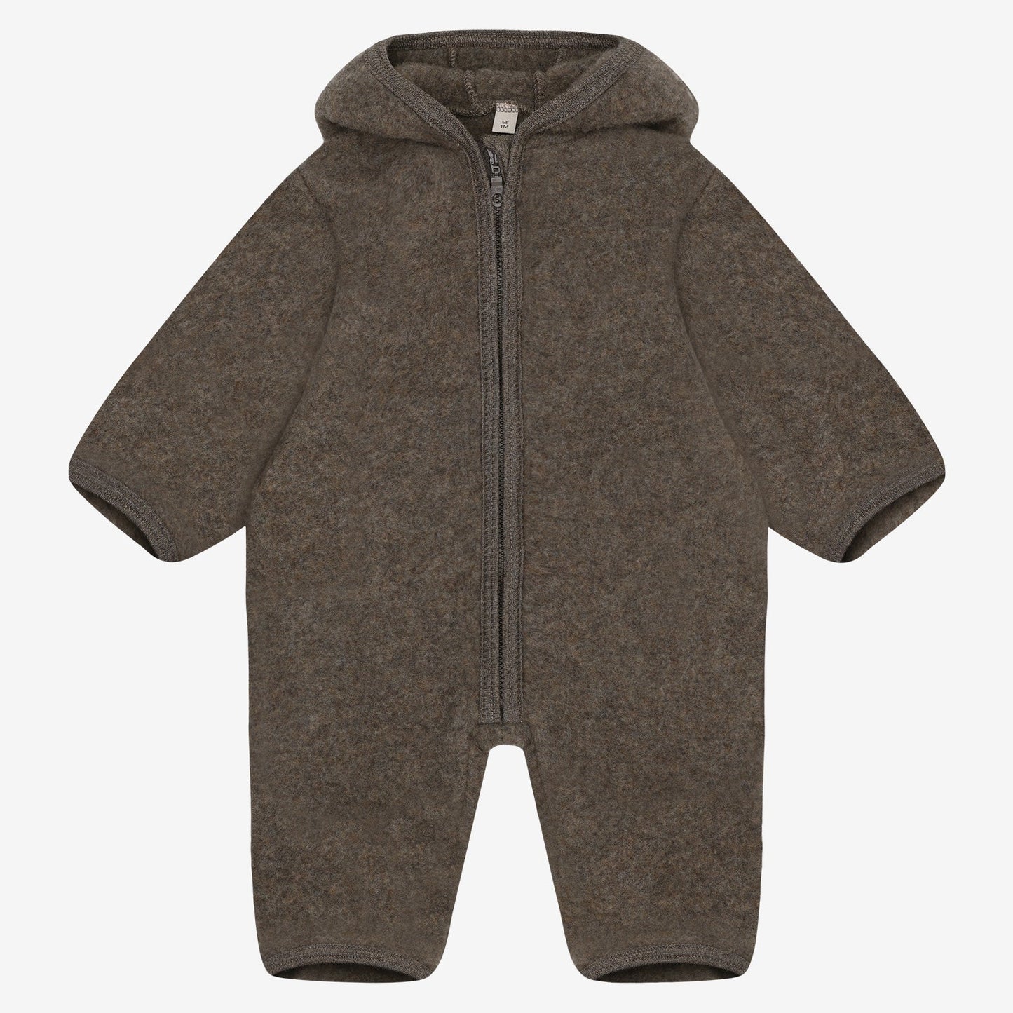 Huttelihut - køredragt - brown melange