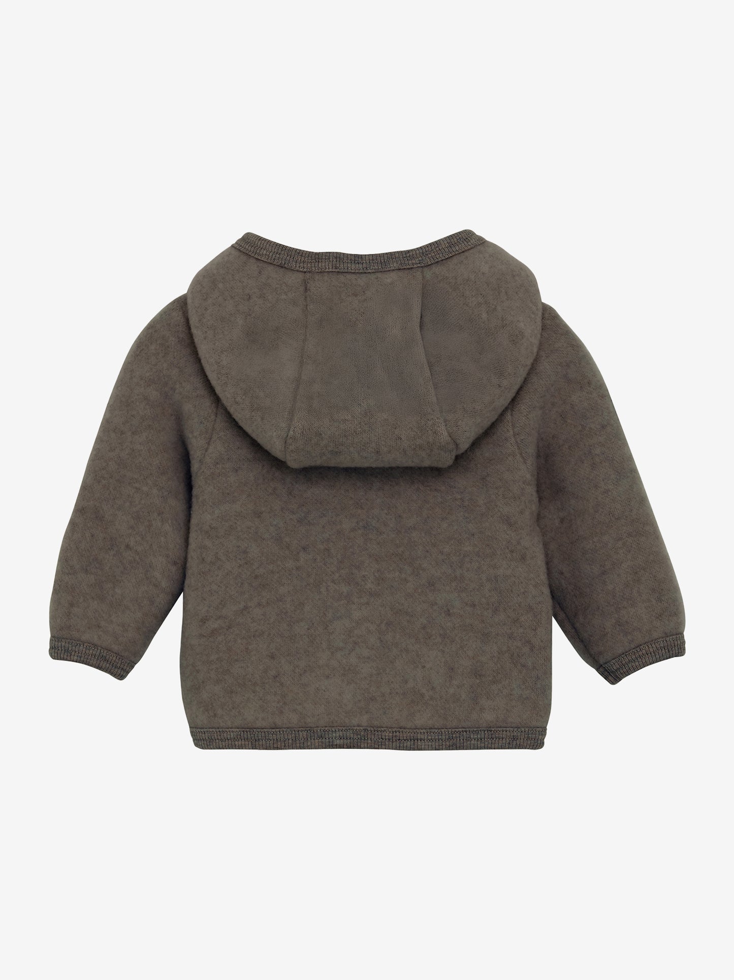Huttelihut - jakke uld fleece - Brown Melange