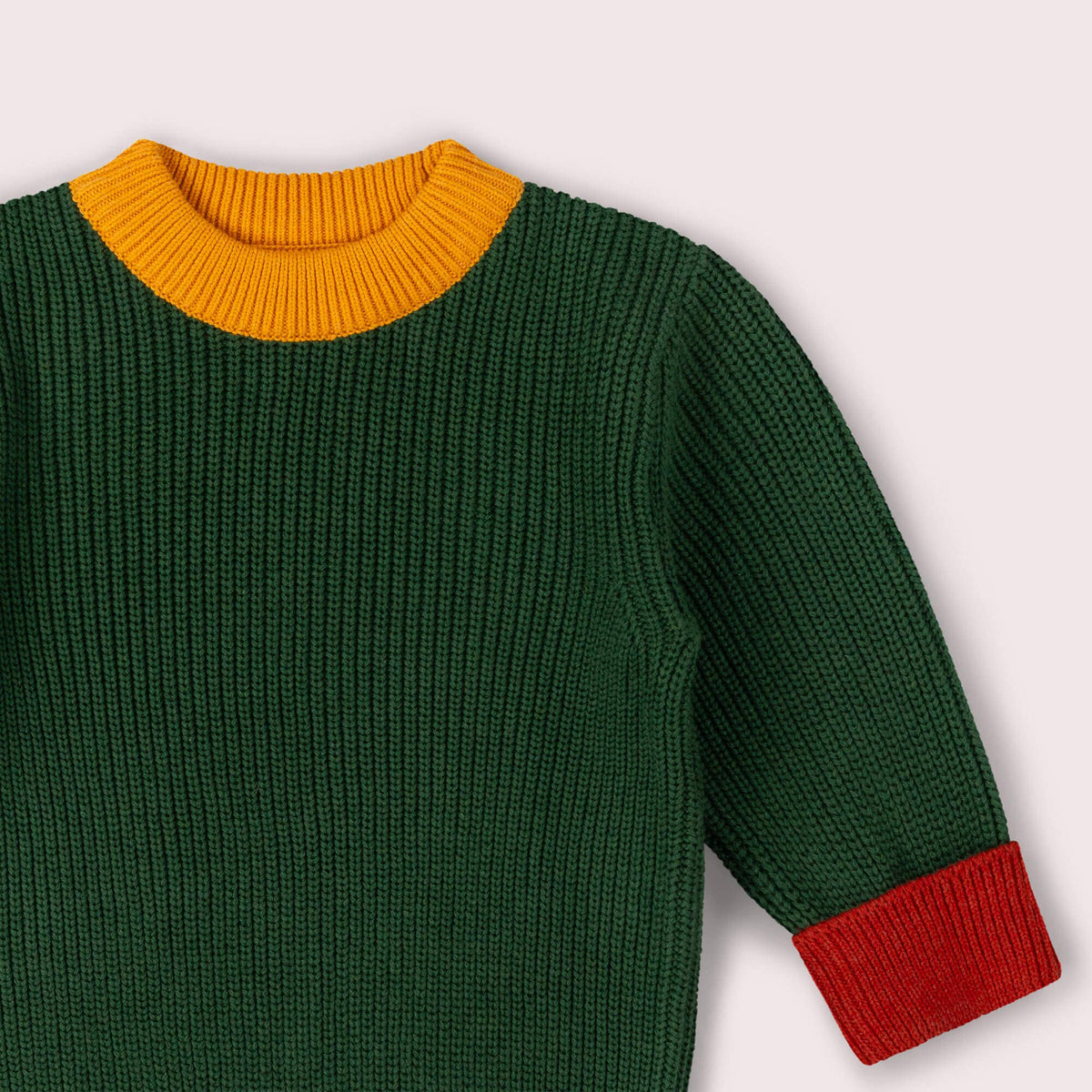 Little Green Radicals - strikbluse - grøn