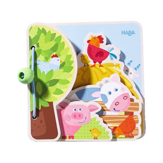 Haba - Træ-babybog - Bondegårdsvenner