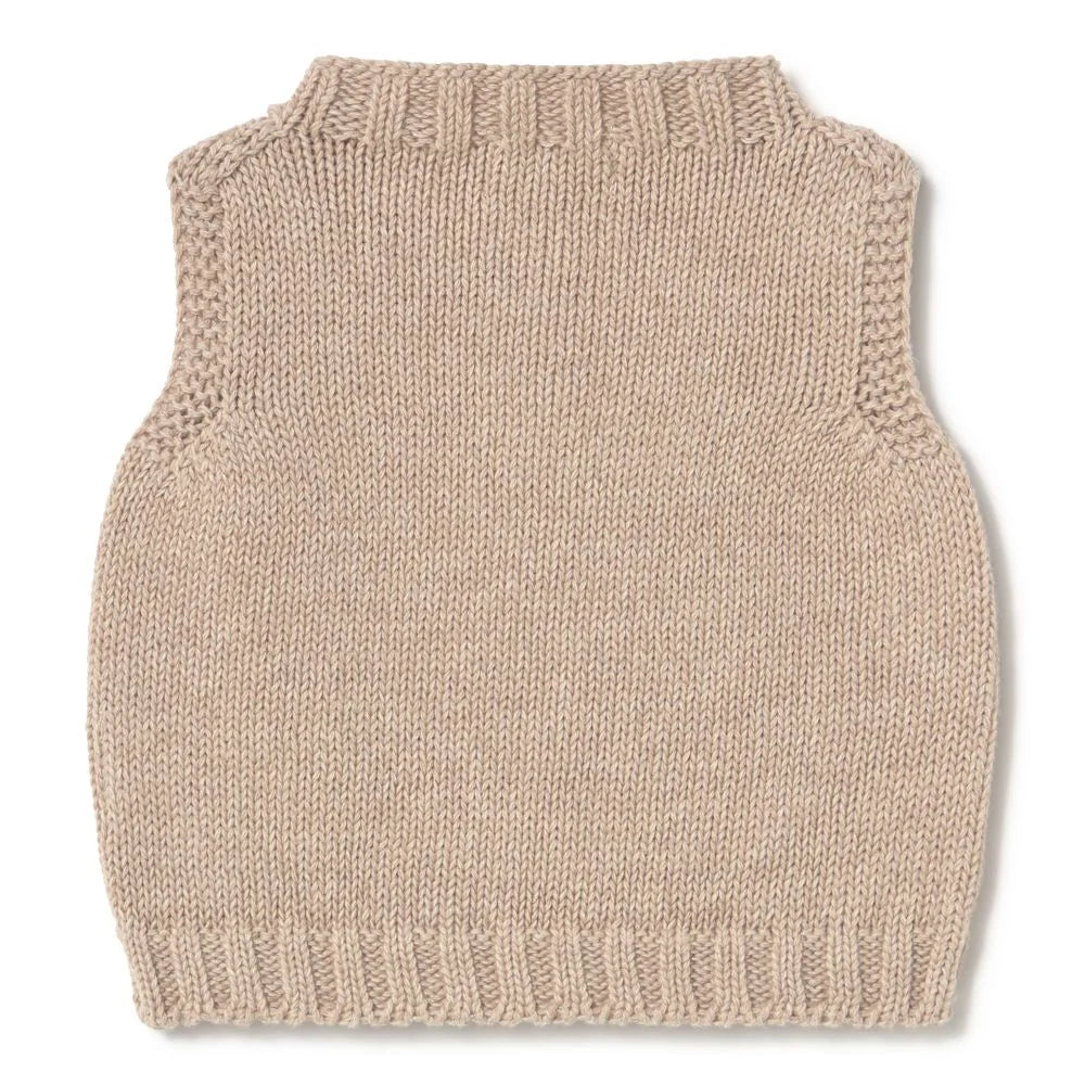 Li & me - vest - toasted
