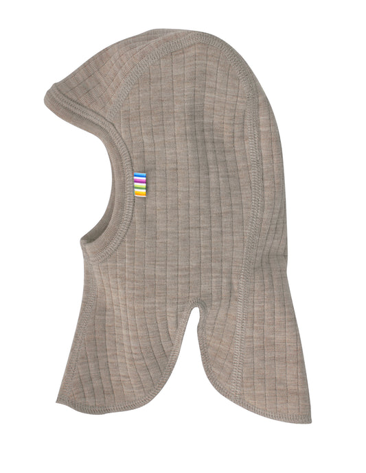 Joha - 2-lags uld elefanthue - sesame melange