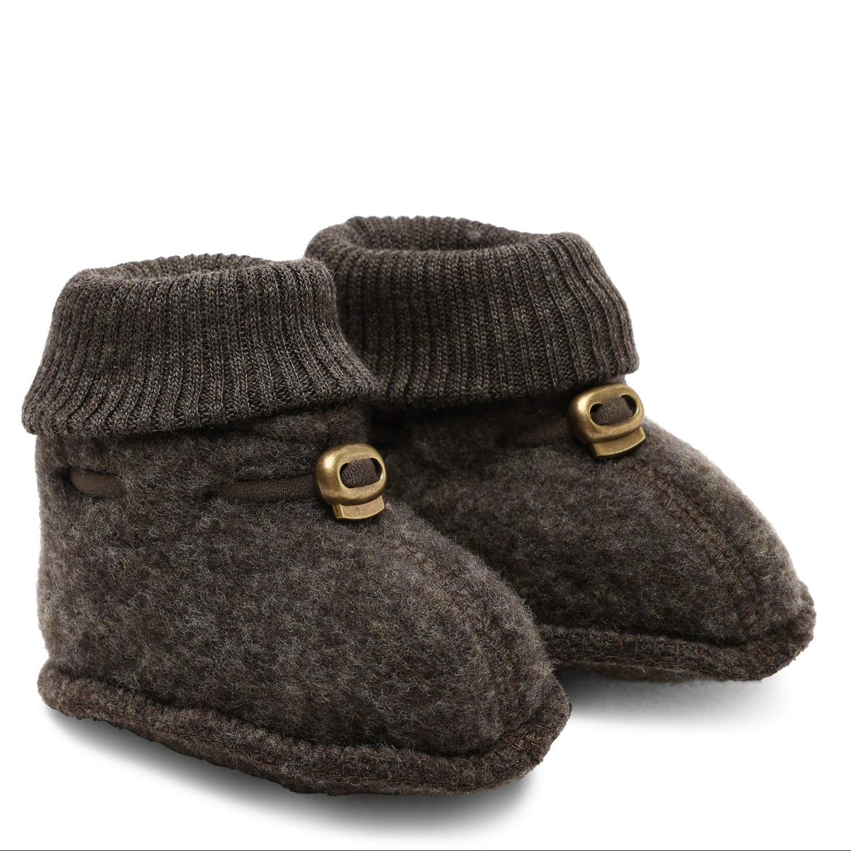 Mikk-line - uldfutter -  Dark Brown Melange