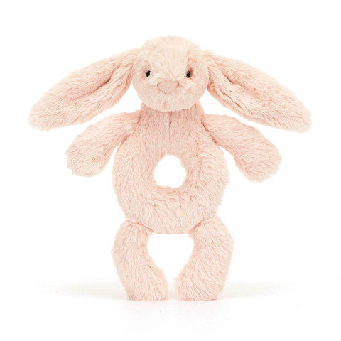 Jellycat - Bashful Bunny Ring Rattle - blush