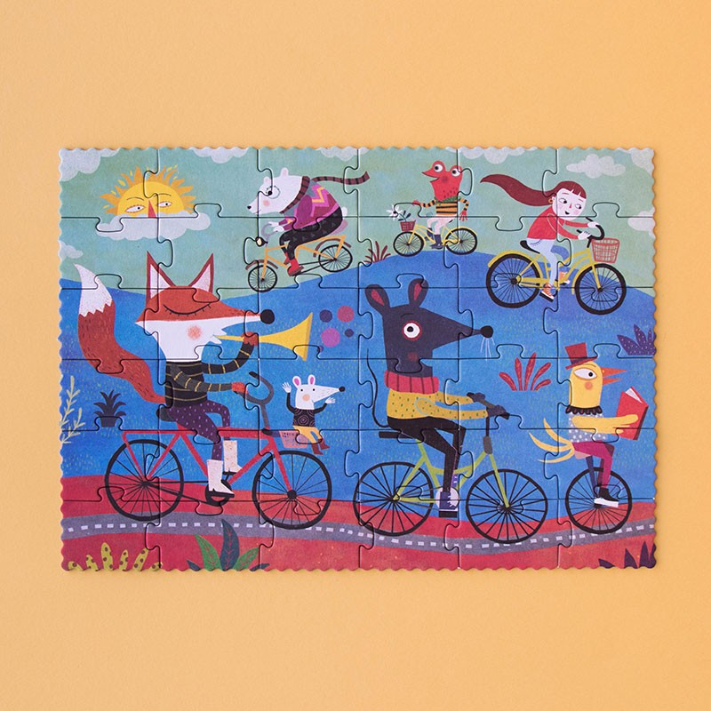 Londji - puslespil - Bicicletta pocket puzzle