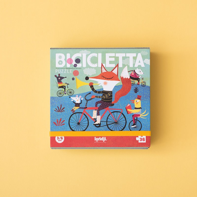 Londji - puslespil - Bicicletta pocket puzzle