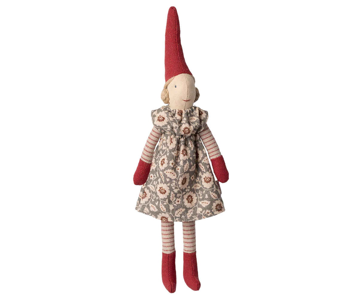 Maileg - Nisse, str. 1 - Vinter mint kjole