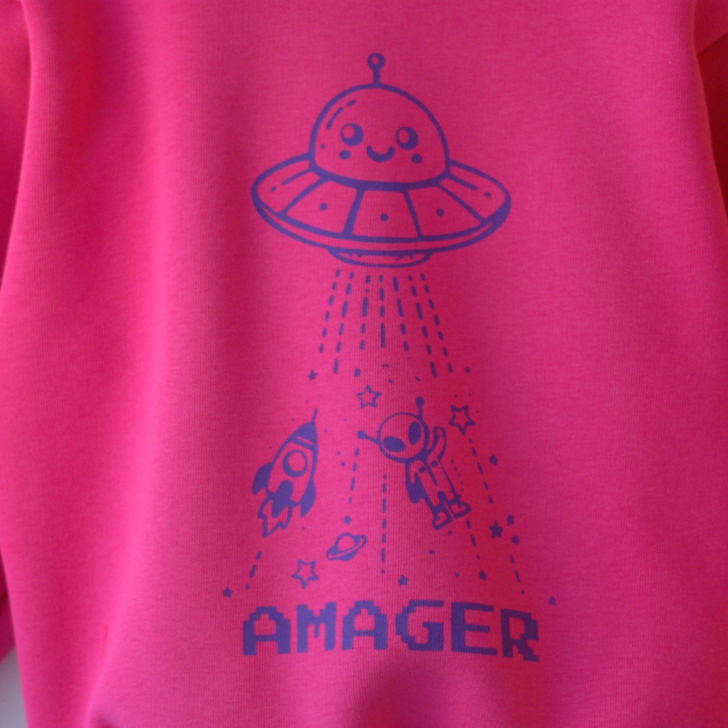 Gavin - Amager/space sweatshirt - pink