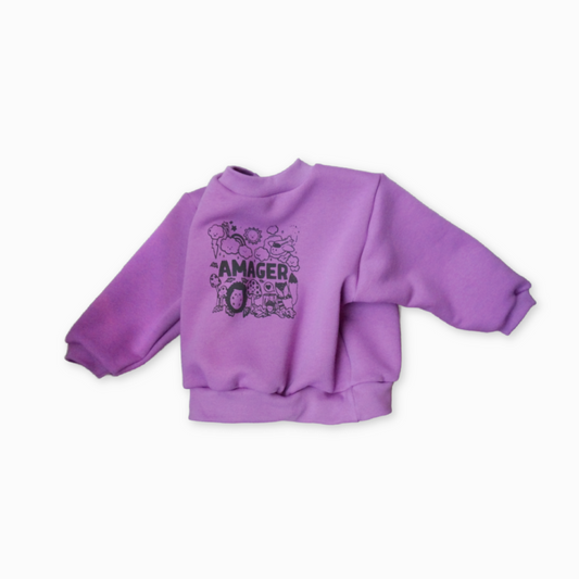 Gavin - Amager sweatshirt - lilla