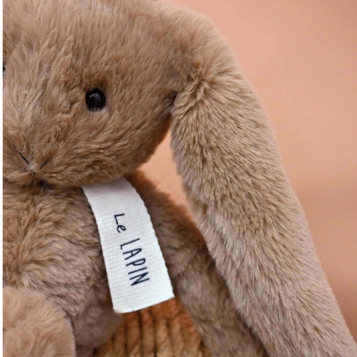 Doudou - kanin  50 cm - hasselnød