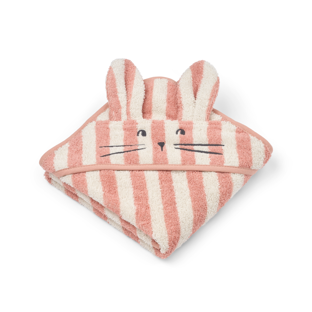 Liewood - babyhåndklæde - Coral blush