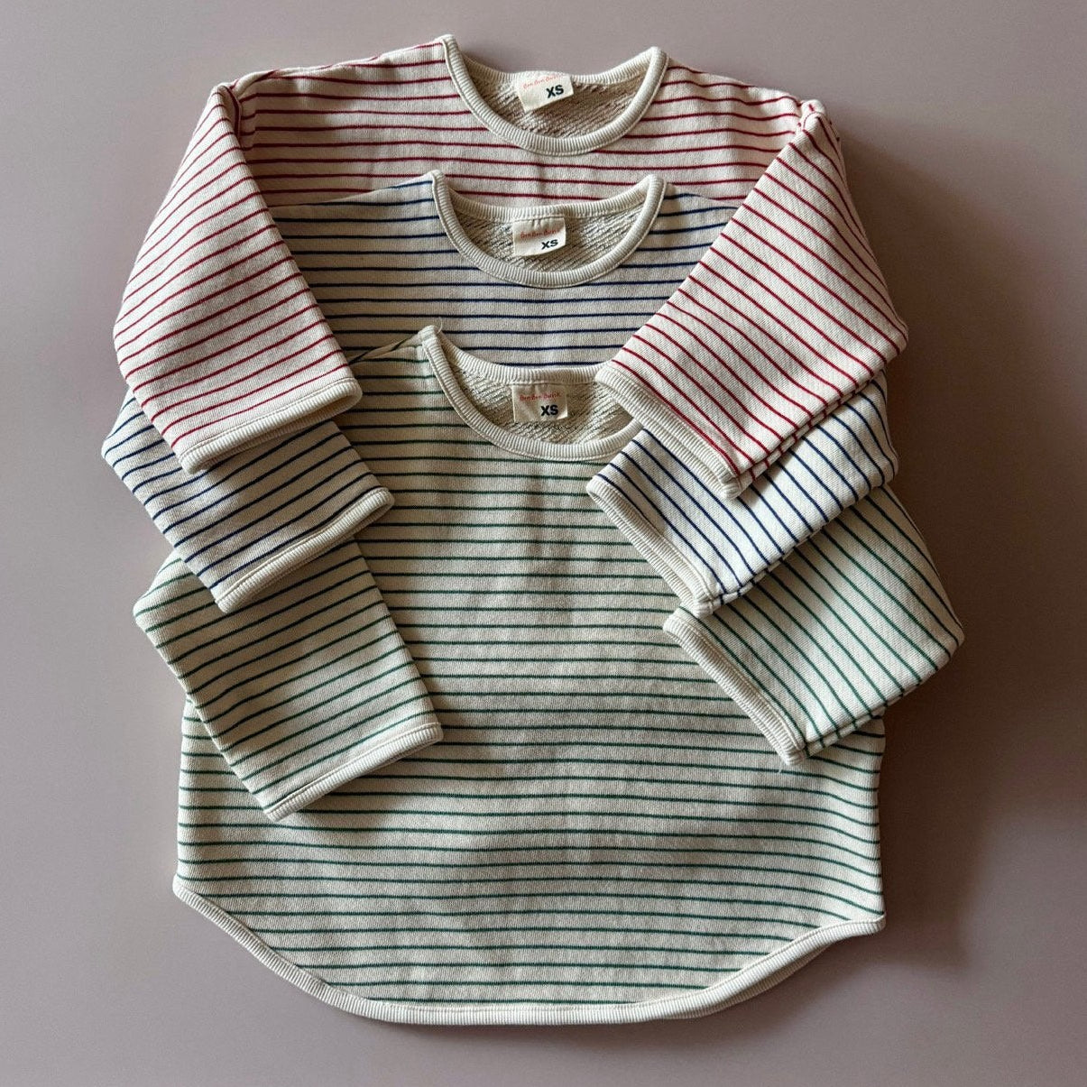 Bluse - rød stribet