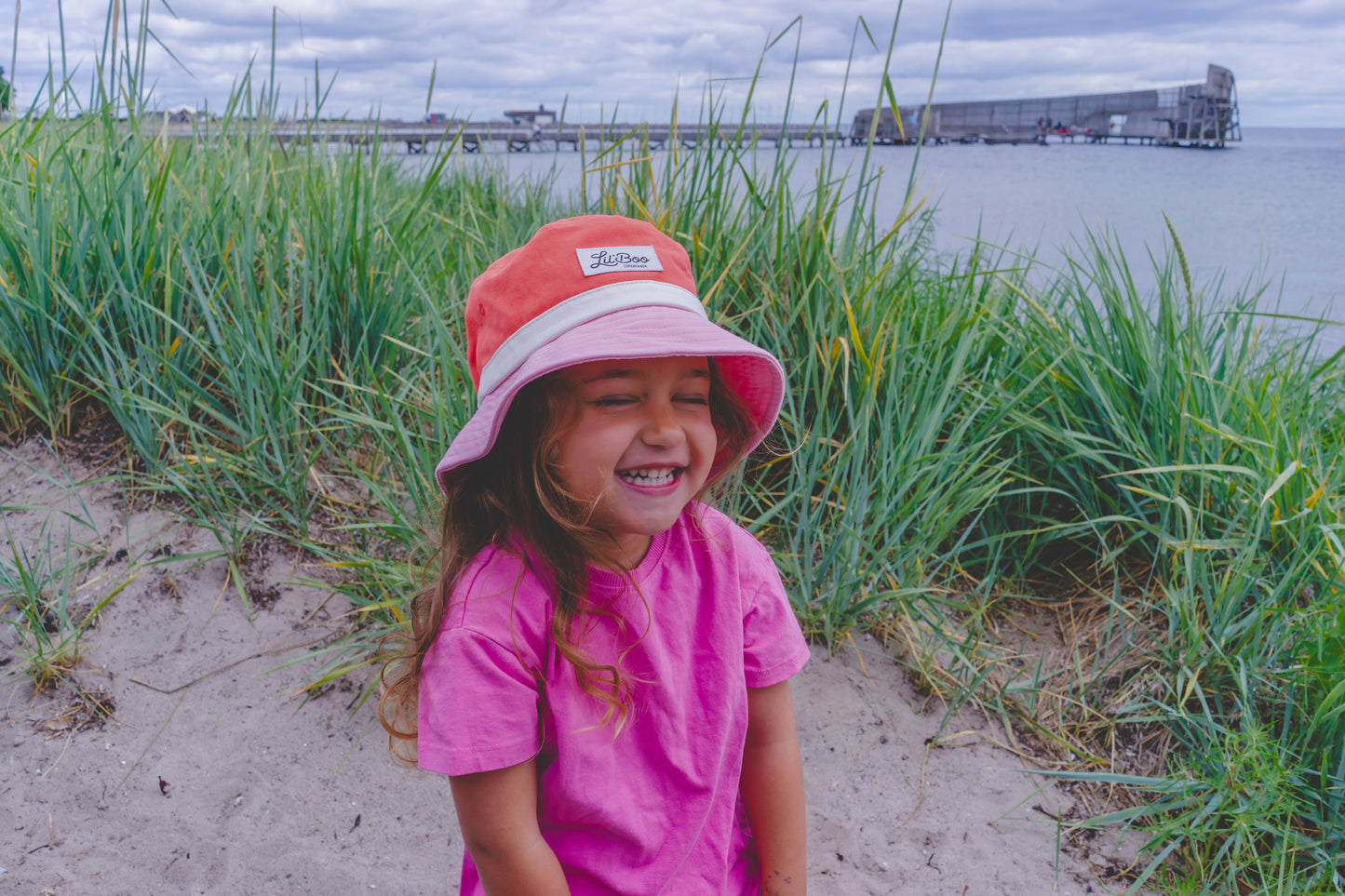 Lil'boo - bucket hat -  Sweet Magenta