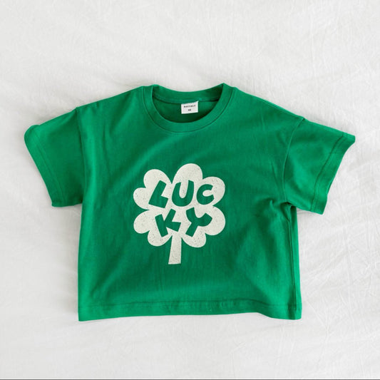 T-shirt - grøn kløver