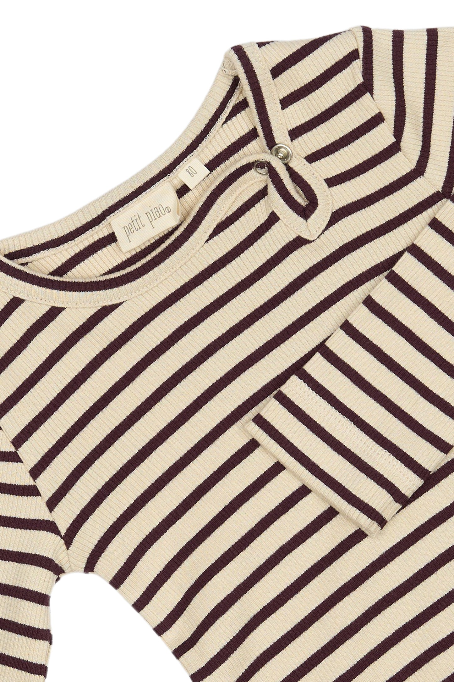 Petit Piao - body - Coffee bean/off white