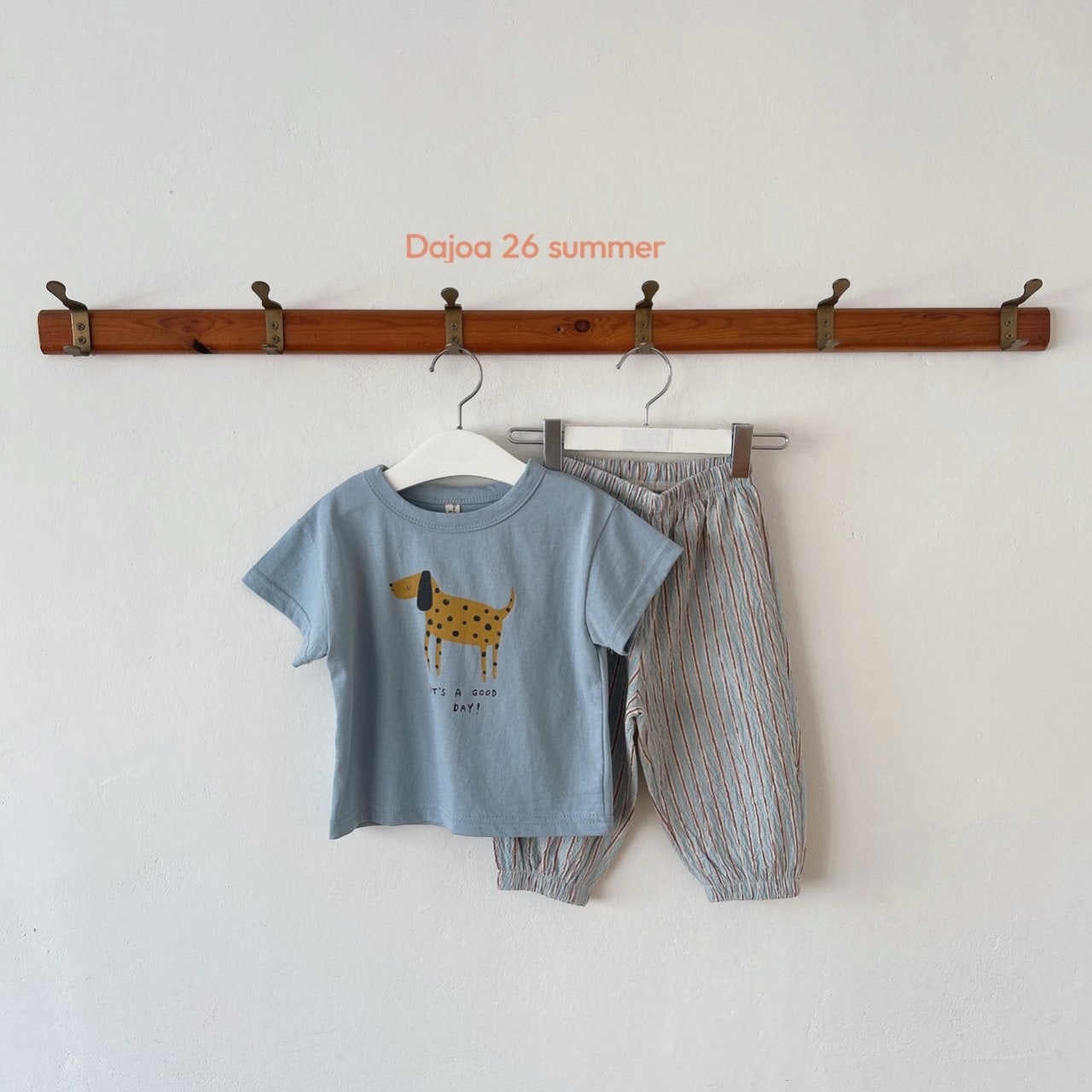T-shirt & bukser sæt - hund
