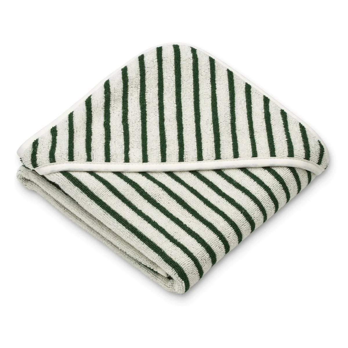 Liewood - badehåndklæde -grøn/creme