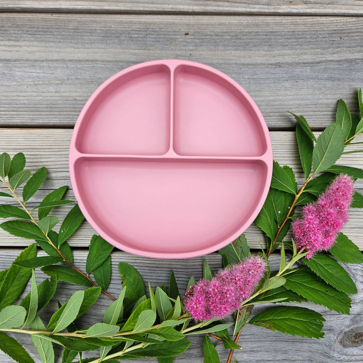 Summerville organic - opdelt tallerken - rosa