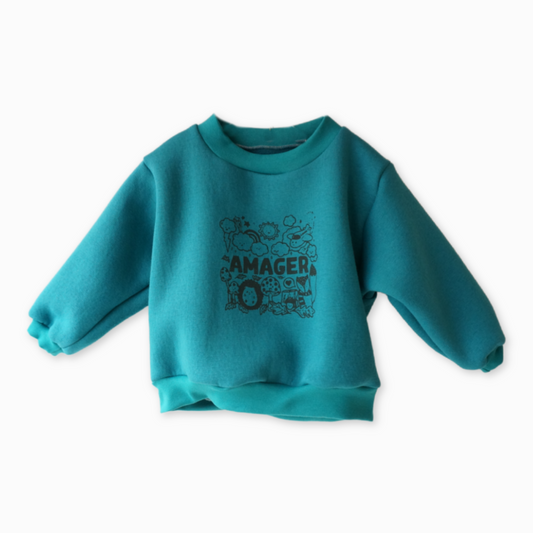 Gavin - Amager sweatshirt - petrol