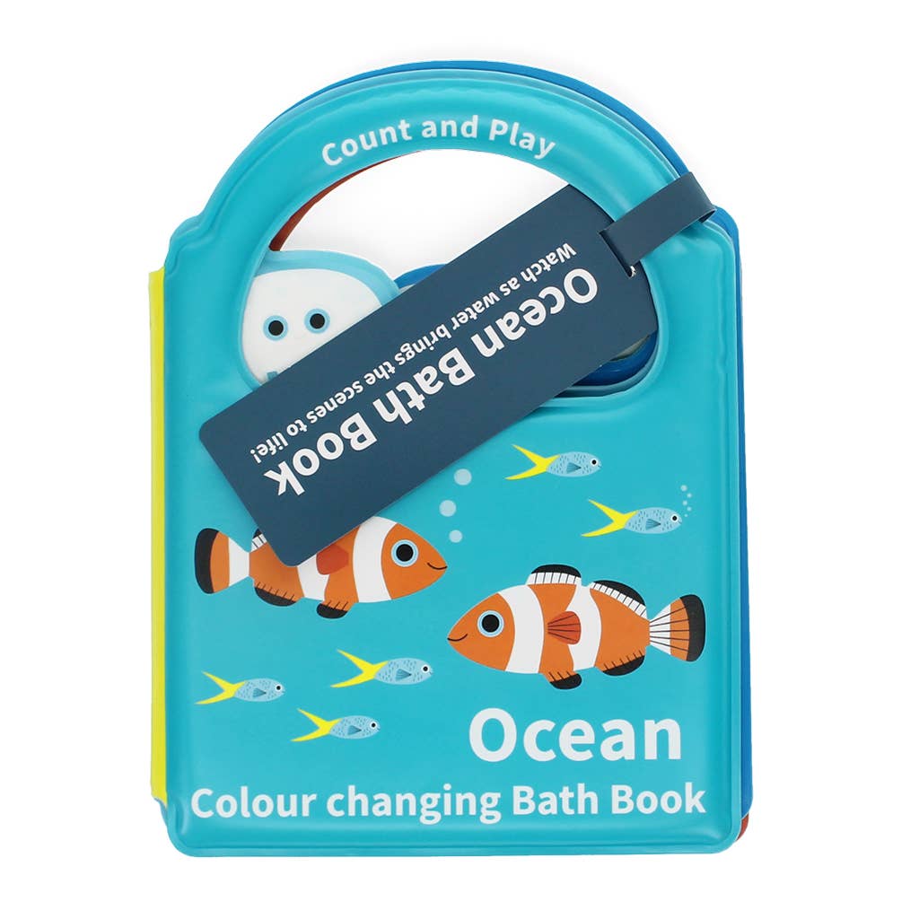 Rex - farveskiftende badebog - Ocean