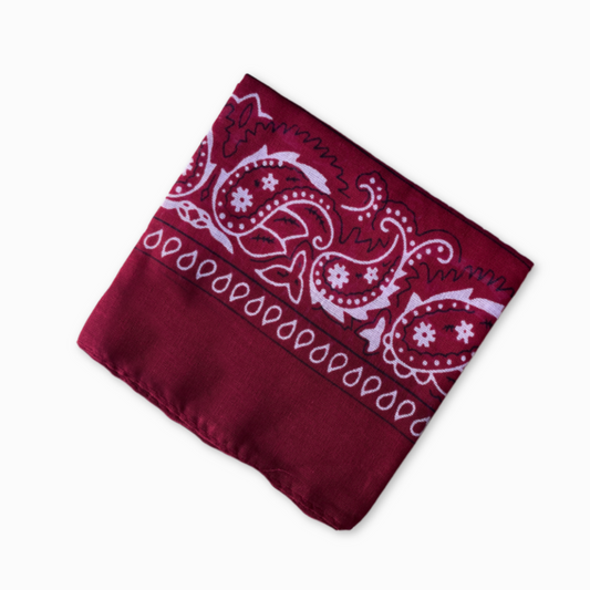 Bandana - bordeaux - tørklæde