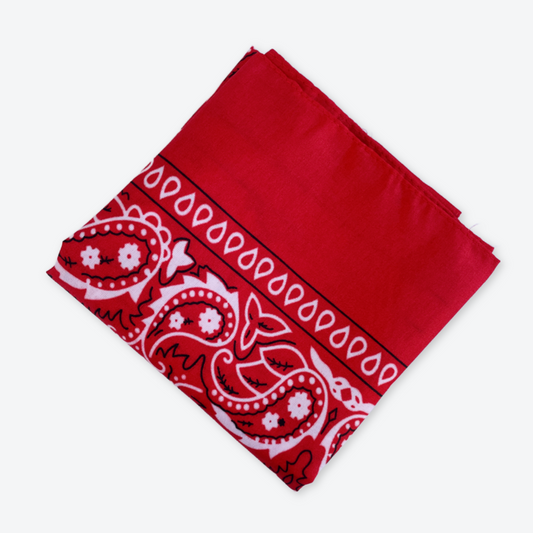 Bandana - tørklæde - rød