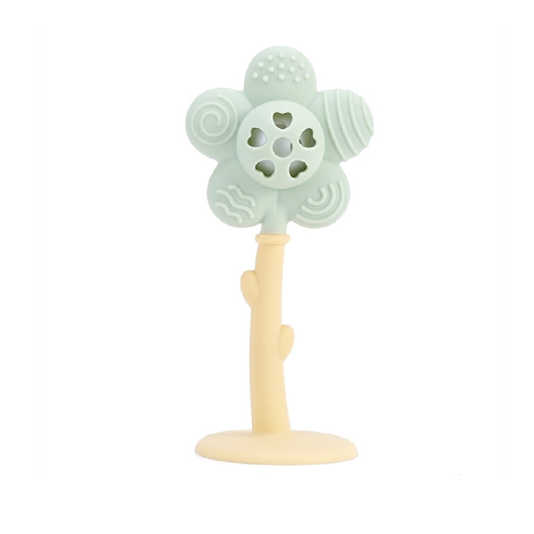 Tiny tot - flower rangle - mint