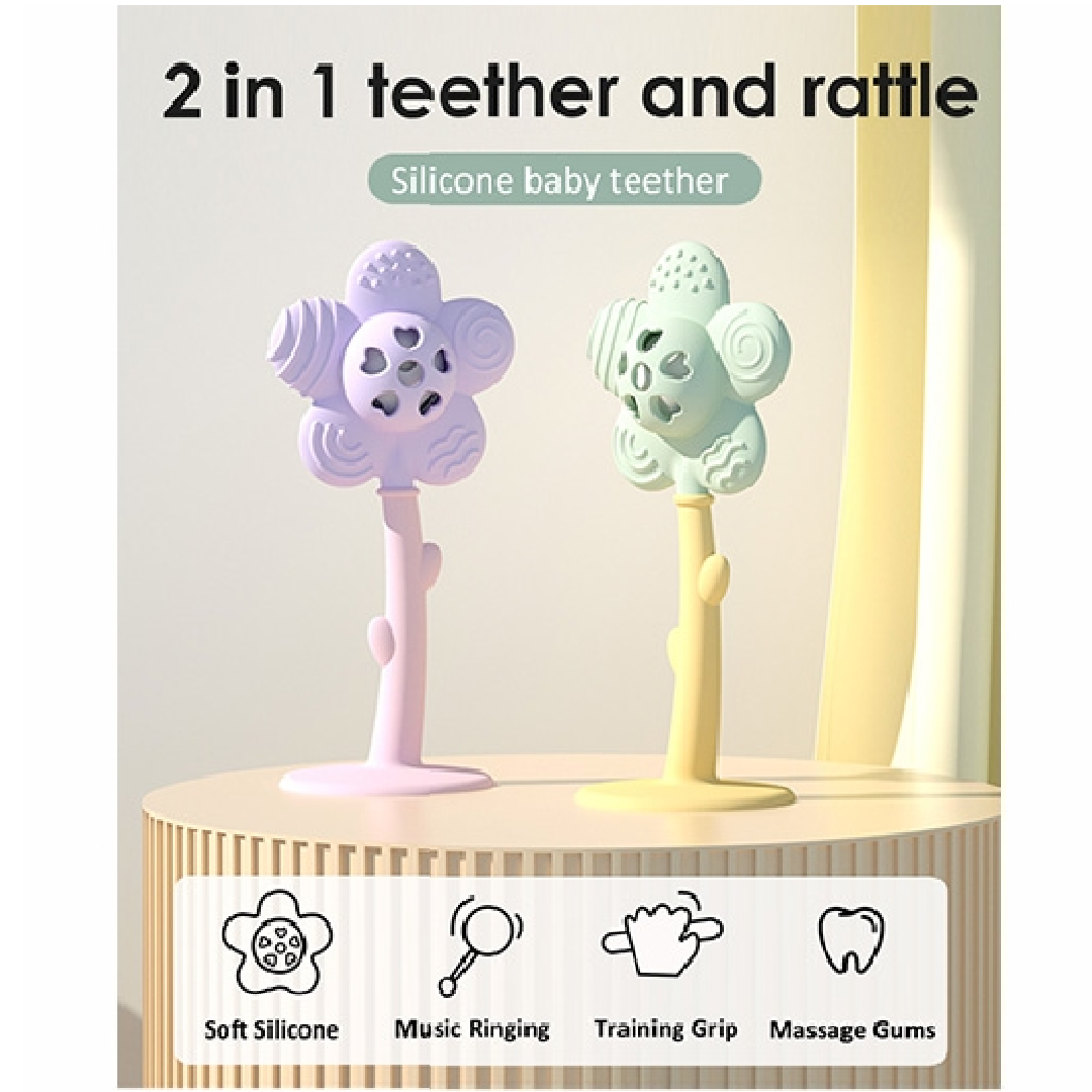 Tiny tot - flower rangle - mint