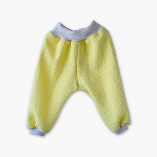 Gavin - bukser med rib - pastel gul