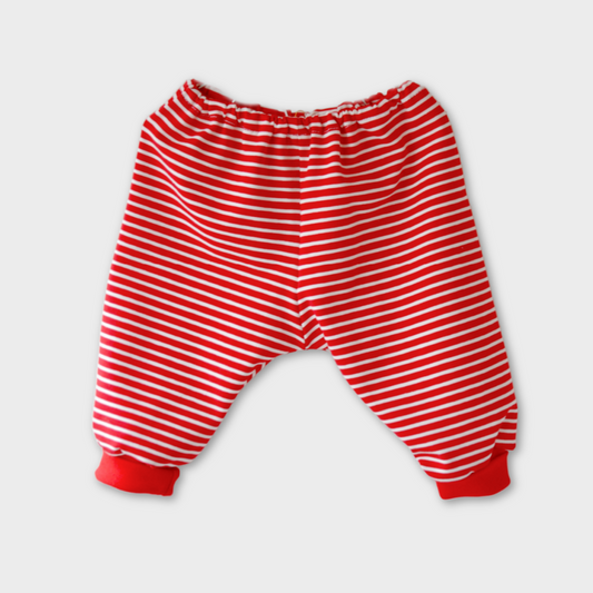 Gavin - bukser - rød/hvid stribet
