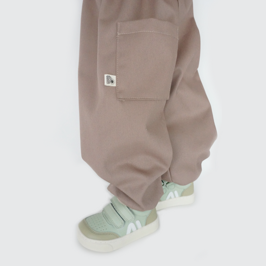 Gavin - bukser med baglomme - sand
