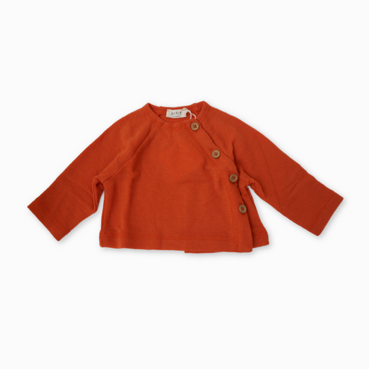 By basics - kimono cardigan - soft orange